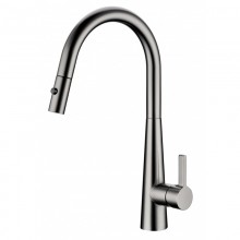Gun Metal Pull Out Kitchen Mixer